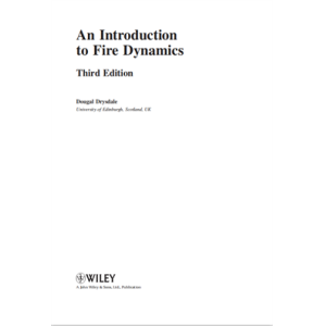 An Introduction to Fire Dynamics 3ed